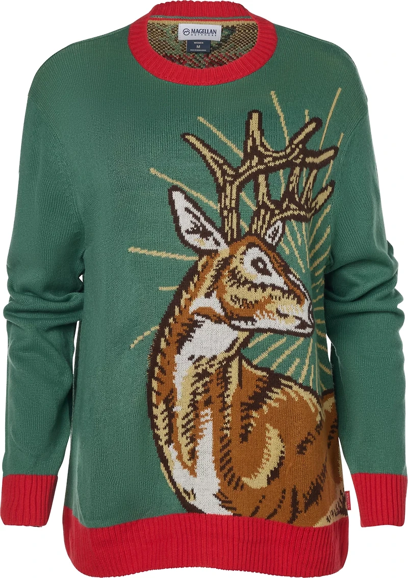 Magellan Outdoors Women's Holiday Reindeer Sweater