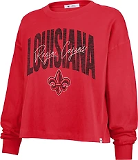 47 Women's Louisiana-Lafayette Muse Sydney Long Sleeve Crew Sweatshirt