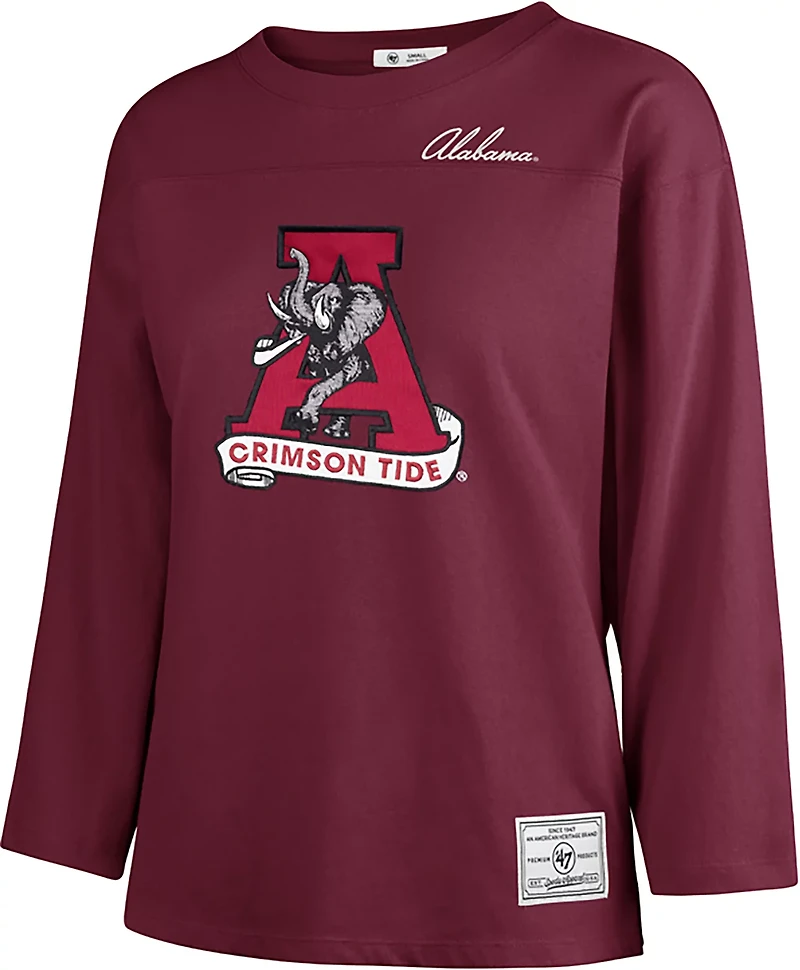 47 Women's Alabama Game Nod Timeless 3/4 Sleeve T-shirt