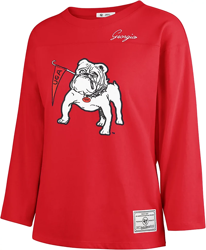 47 Women's Georgia Game Nod Timeless 3/4 Sleeve T-shirt