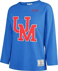 47 Women's Ole Miss Game Nod Timeless 3/4 Sleeve T-shirt
