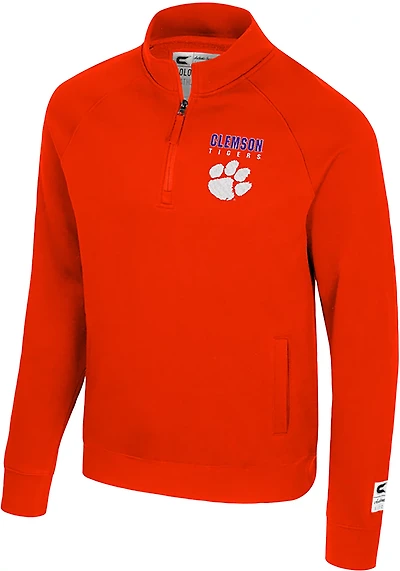 Colosseum Athletics Men's Clemson Nial 1/4 Zip Pullover