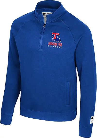 Colosseum Athletics Men's Louisiana Tech Nial 1/4 Zip Pullover