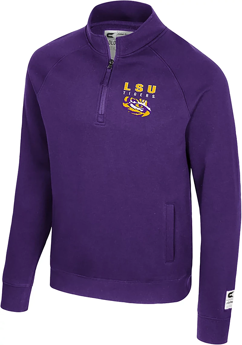 Colosseum Athletics Men's LSU Nial 1/4 Zip Pullover