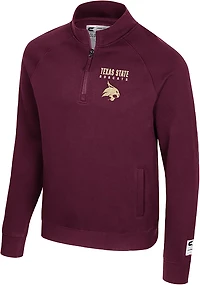 Colosseum Athletics Men's Texas State Nial 1/4 Zip Pullover