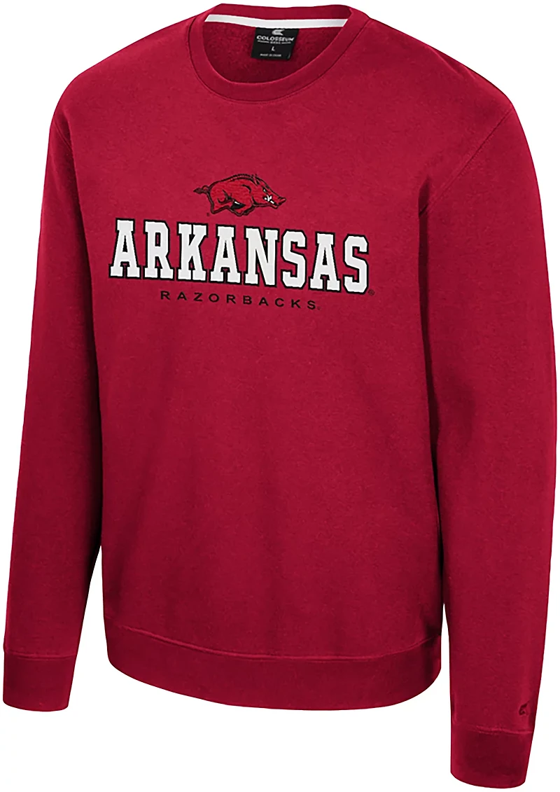 Colosseum Athletics Men's Arkansas Zayn Crew Sweatshirt
