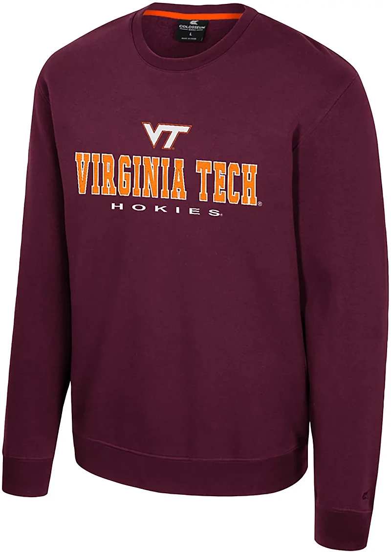 Colosseum Athletics Men's Virginia Tech Zayn Crew Sweatshirt