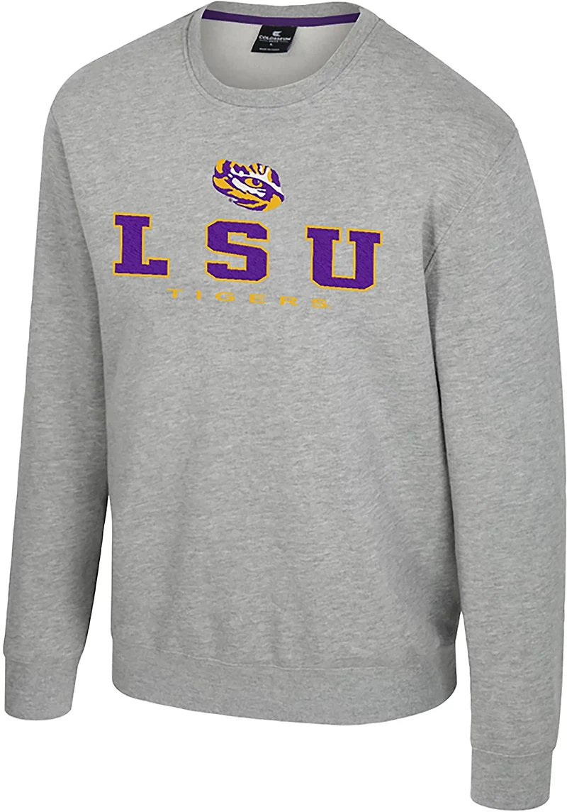Colosseum Athletics Men's LSU Zayn Crew Sweatshirt