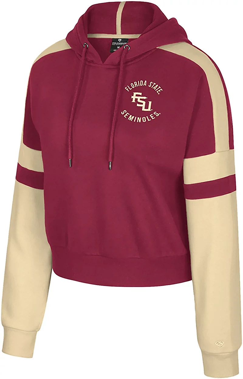 Colosseum Athletics Women's Florida State Harry Cropped Hoodie