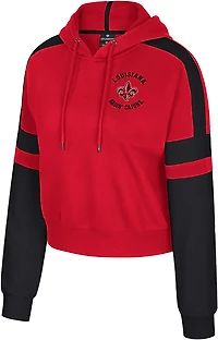 Colosseum Athletics Women's Louisiana-Lafayette Harry Cropped Hoodie