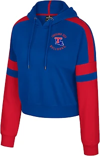 Colosseum Athletics Women's Louisiana Tech Harry Cropped Hoodie