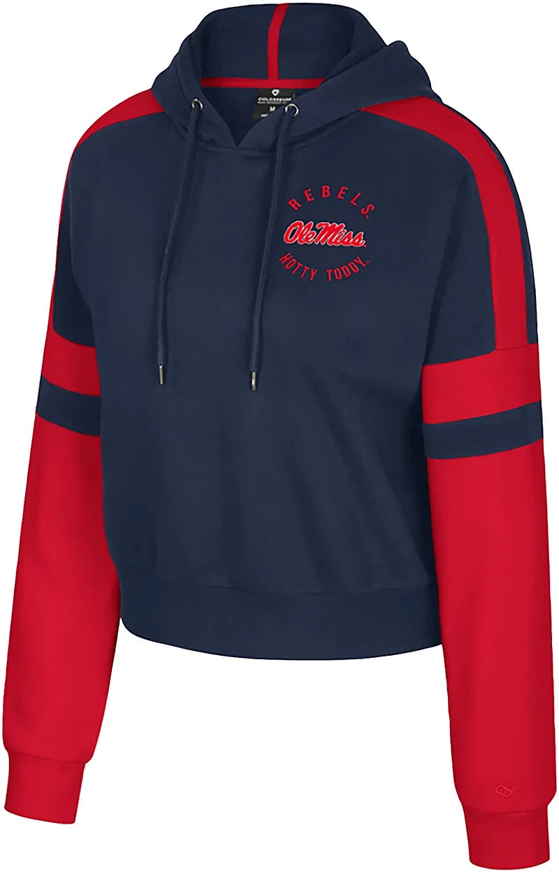 Colosseum Athletics Women's Ole Miss Harry Cropped Hoodie