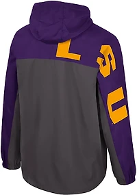 Colosseum Athletics Men's LSU Gives Back 1/2 Zip Anorak Jacket