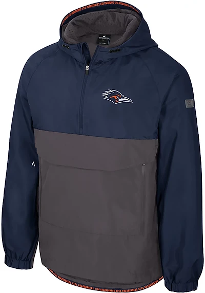 Colosseum Athletics Men's UTSA Gives Back 1/2 Zip Anorak Jacket