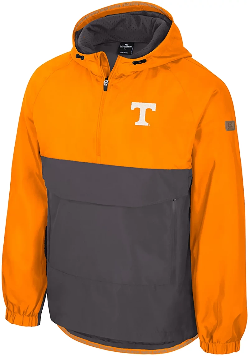 Colosseum Athletics Men's Tennessee Gives Back 1/2 Zip Anorak Jacket