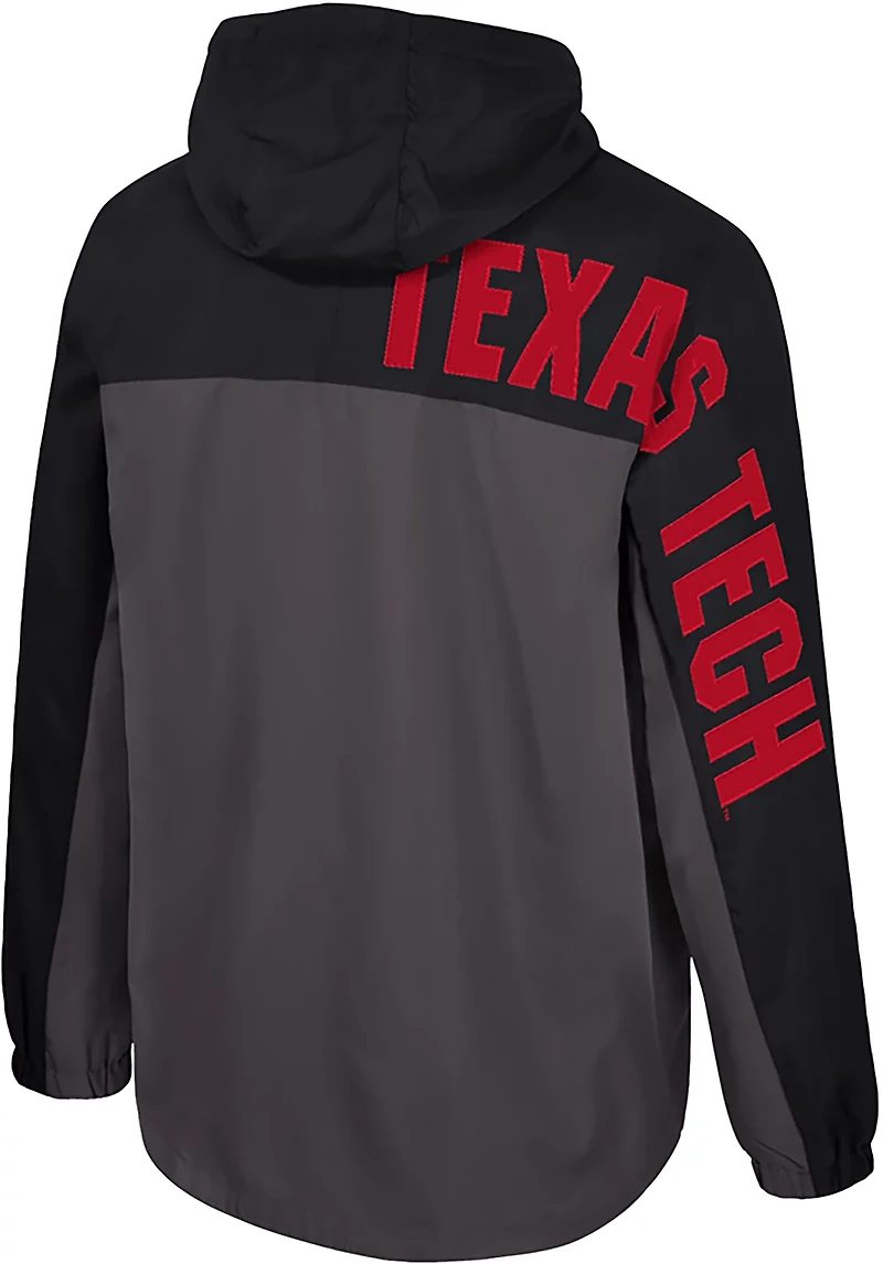 Colosseum Athletics Men's Texas Tech Gives Back 1/2 Zip Anorak Jacket