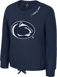 Colosseum Athletics Girls' Penn State Beautopia Waffle Long Sleeve Top