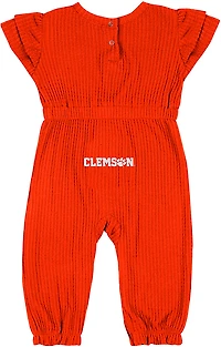 Colosseum Athletics Infants' Clemson Beautopia Waffle Short Sleeve Romper