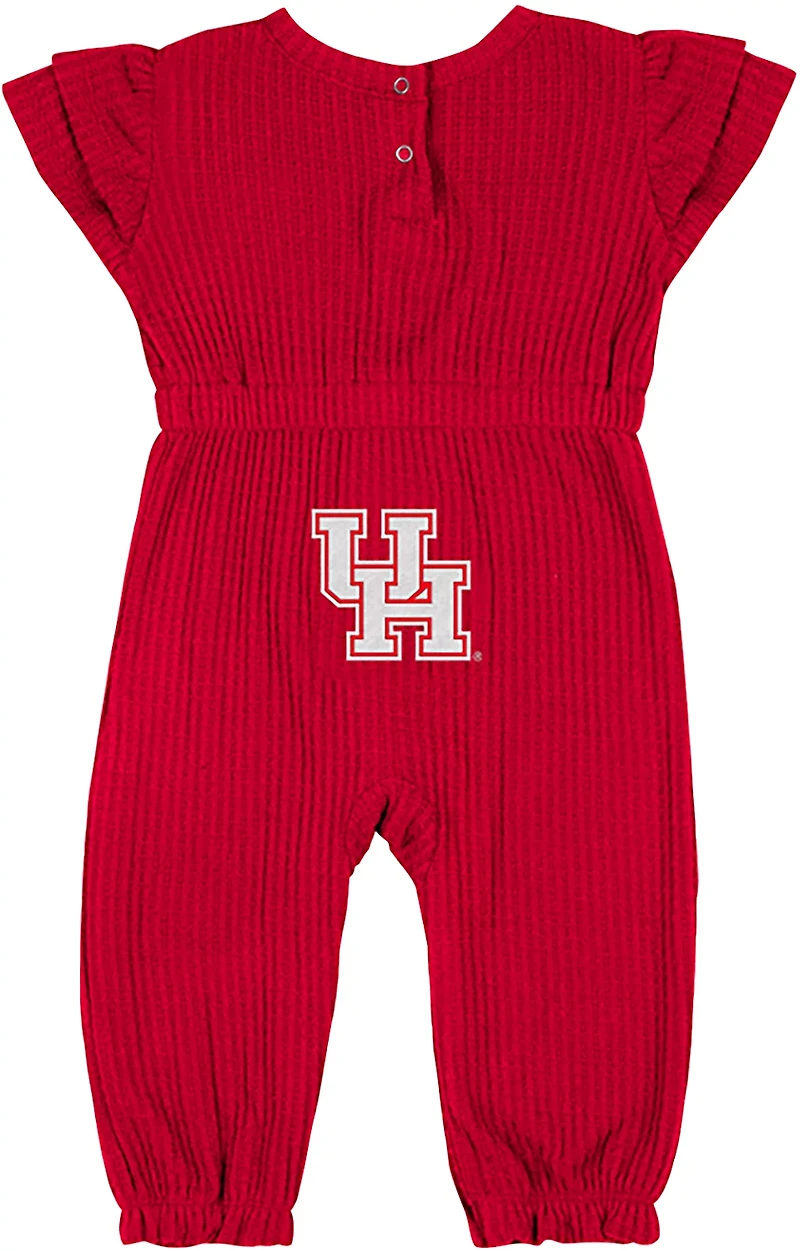 Colosseum Athletics Infants' Houston Beautopia Waffle Short Sleeve Romper