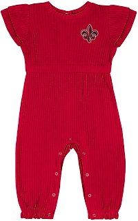 Colosseum Athletics Infants' Louisiana-Lafayette Beautopia Waffle Short Sleeve Romper
