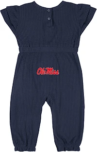 Colosseum Athletics Infants' Ole Miss Beautopia Waffle Short Sleeve Romper