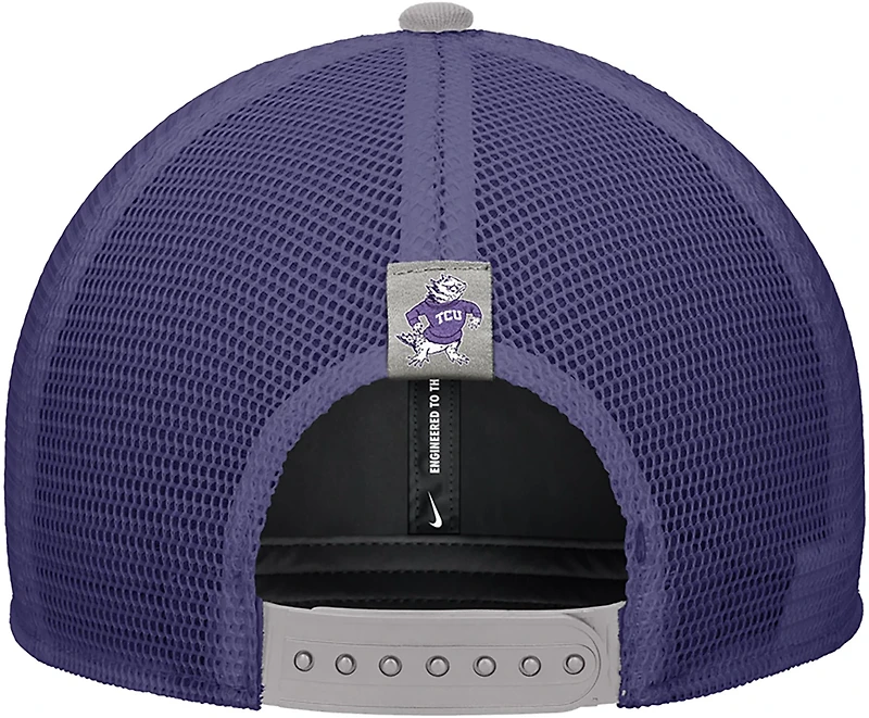 Nike Men's TCU School Swoosh Rise Trucker Cap