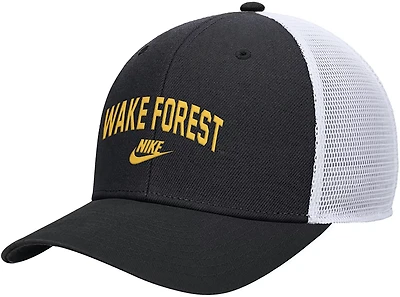 Nike Men's Wake Forest School Swoosh Rise Trucker Cap
