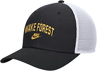 Nike Men's Wake Forest School Swoosh Rise Trucker Cap