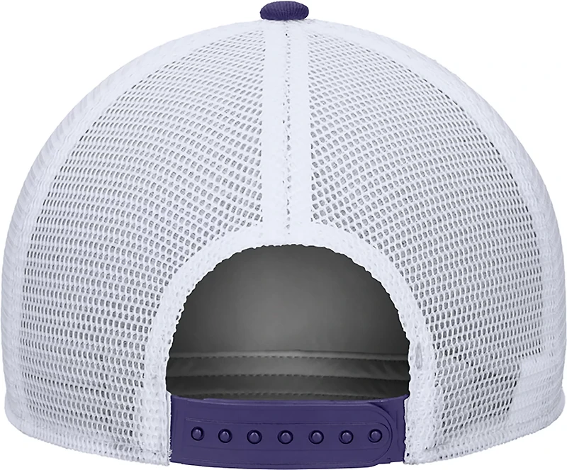 Nike Men's Kansas State Script Patch Rise Trucker Cap