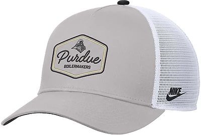 Nike Men's Purdue Script Patch Rise Trucker Cap