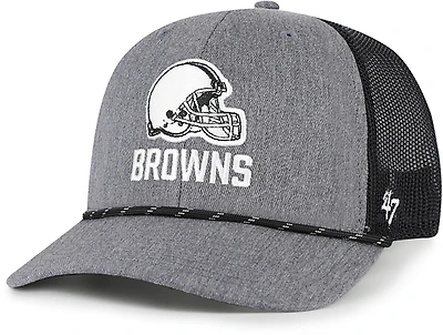 47 Brands Adults' Cleveland Browns Carbon Strap Rope Trucker Cap
