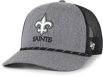 47 Brands Adults' New Orleans Saints Carbon Strap Rope Trucker Cap