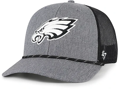 47 Brands Adults' Philadelphia Eagles Carbon Strap Rope Trucker Cap