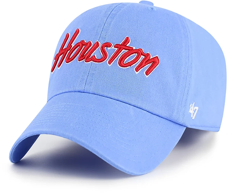 '47 University of Houston Blue Script Clean Up Cap