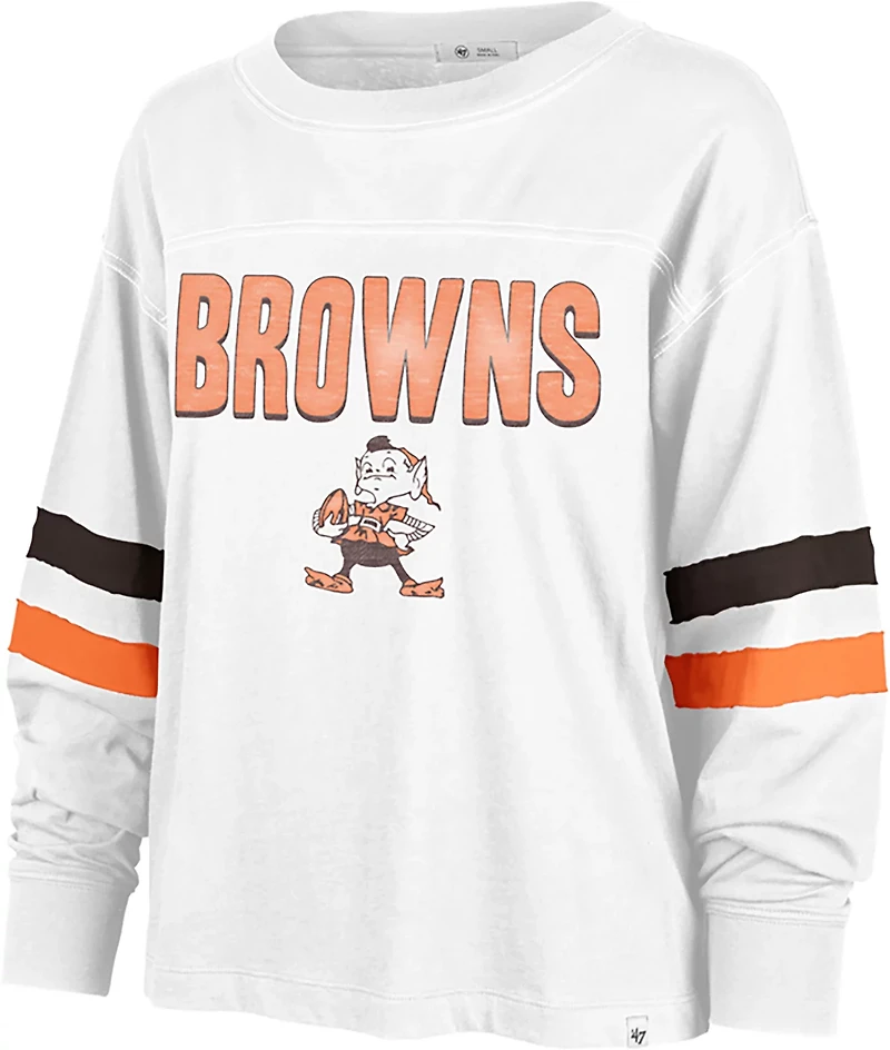 '47 Women's Cleveland Browns Arbour Long Sleeve T-shirt