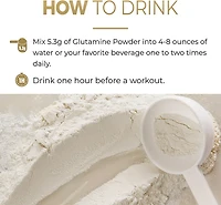 Vitamin World Precision Engineered Pure L-Glutamine Dietary Supplement