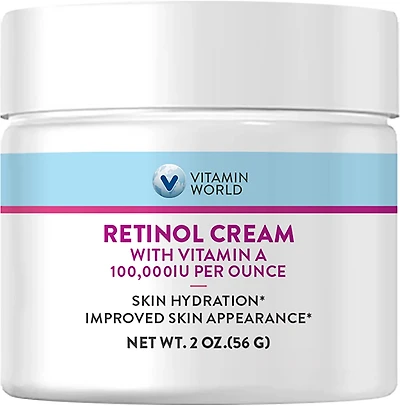 Vitamin World 100,000IU Retinol Cream with Vitamin A