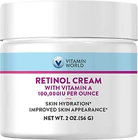 Vitamin World 100,000IU Retinol Cream with Vitamin A