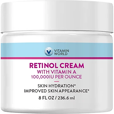 Vitamin World 100,000IU Retinol Cream with Vitamin A