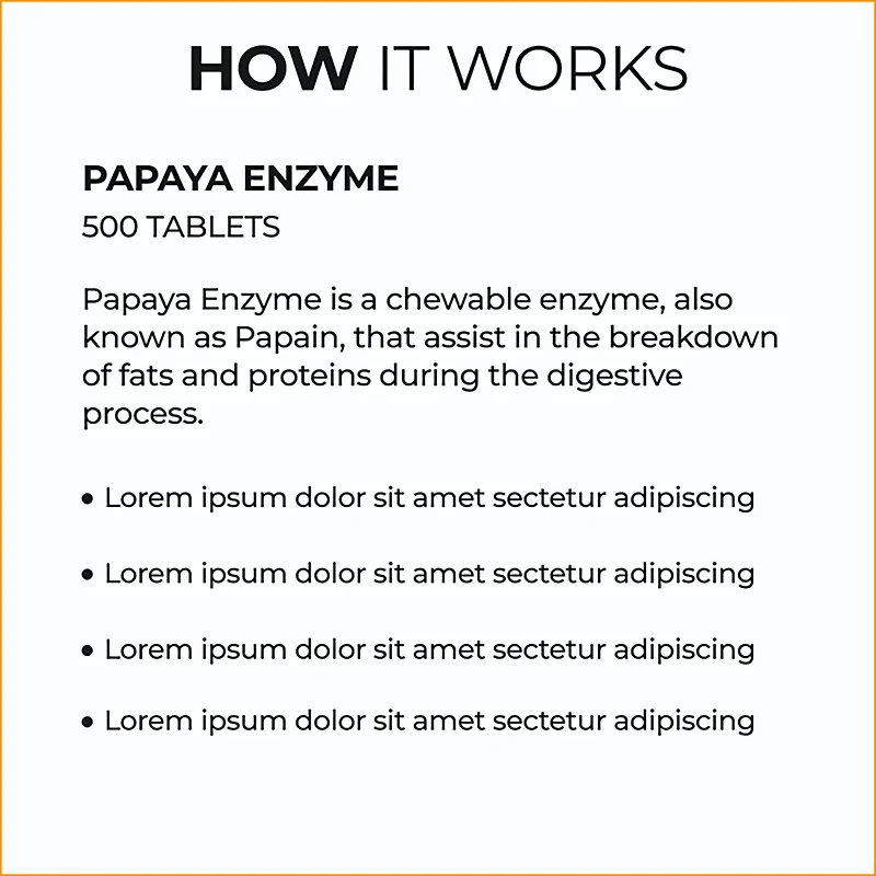 Vitamin World Papaya Enzyme Chewable Tablets