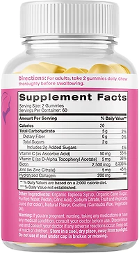 Vitamin World Hair, Skin & Nail Gummies with Biotin & Collagen