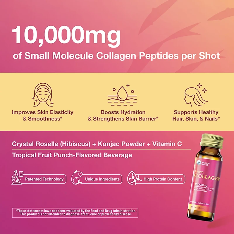 Vitamin World Crystal Clear Fish Collagen
