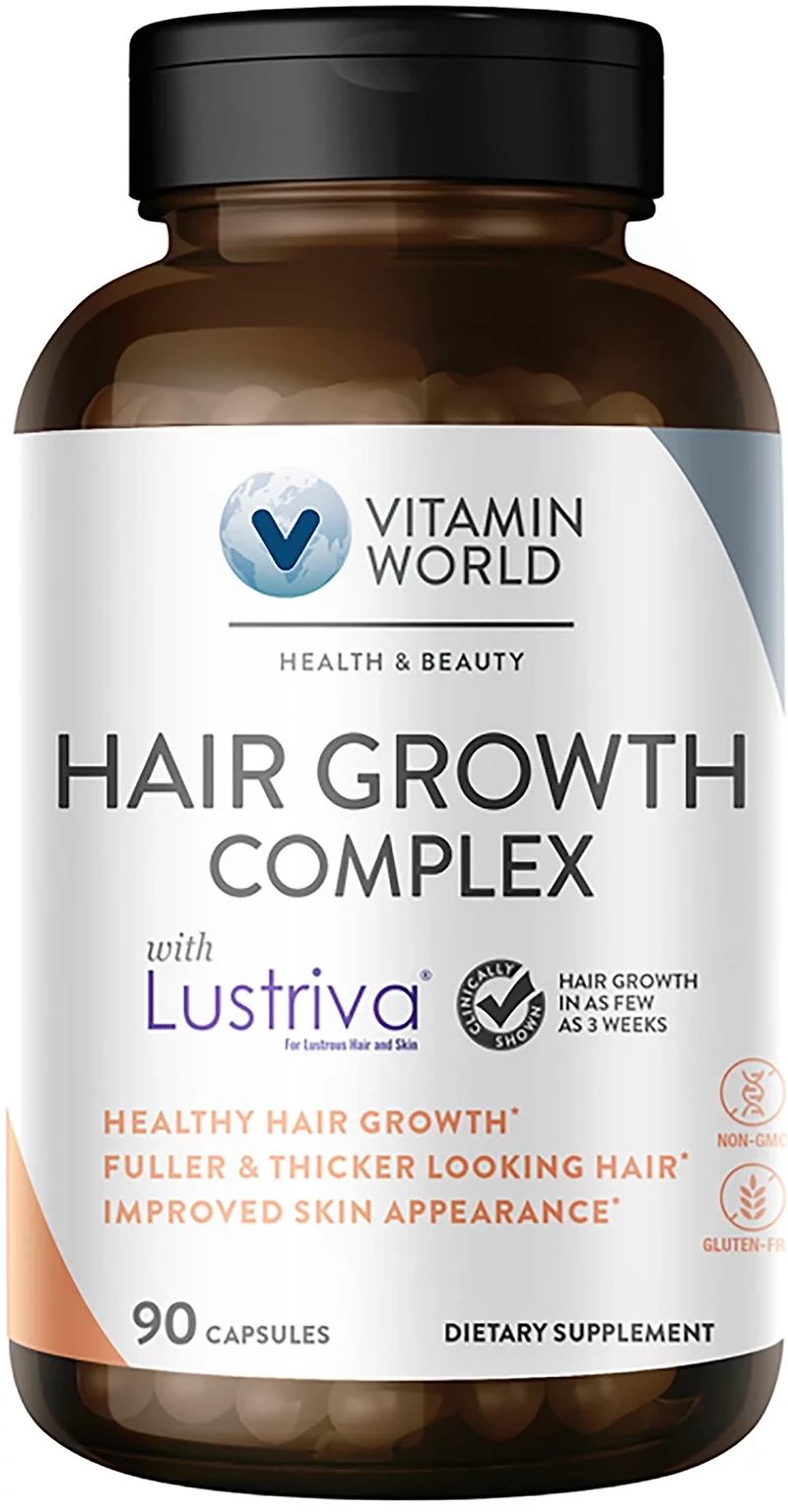 Vitamin World Hair Growth Complex with Lustriva