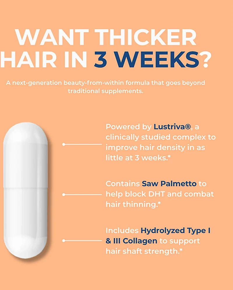 Vitamin World Hair Growth Complex with Lustriva