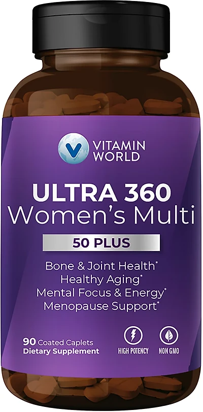 Vitamin World ULTRA 360 Women's 50+ Multivitamin Caplets