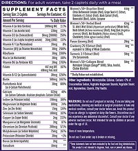 Vitamin World ULTRA 360 Women's 50+ Multivitamin Caplets