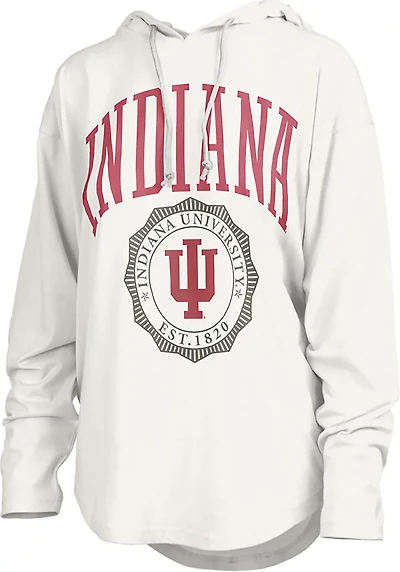 Pressbox Women's Indiana Lawrence San Bruno Hooded Long Sleeve Top