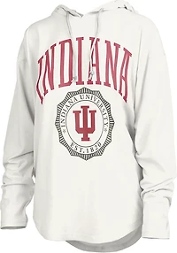 Pressbox Women's Indiana Lawrence San Bruno Hooded Long Sleeve Top