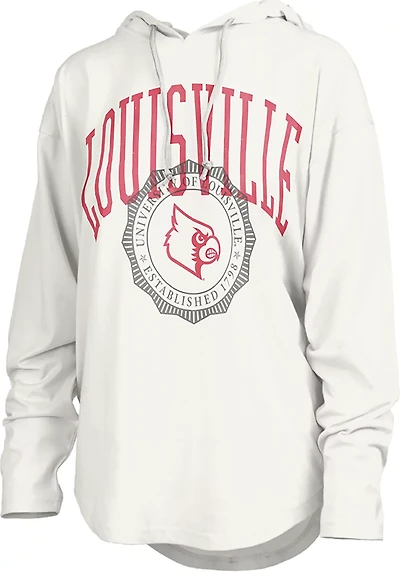 Pressbox Women's Louisville Lawrence San Bruno Hooded Long Sleeve Top