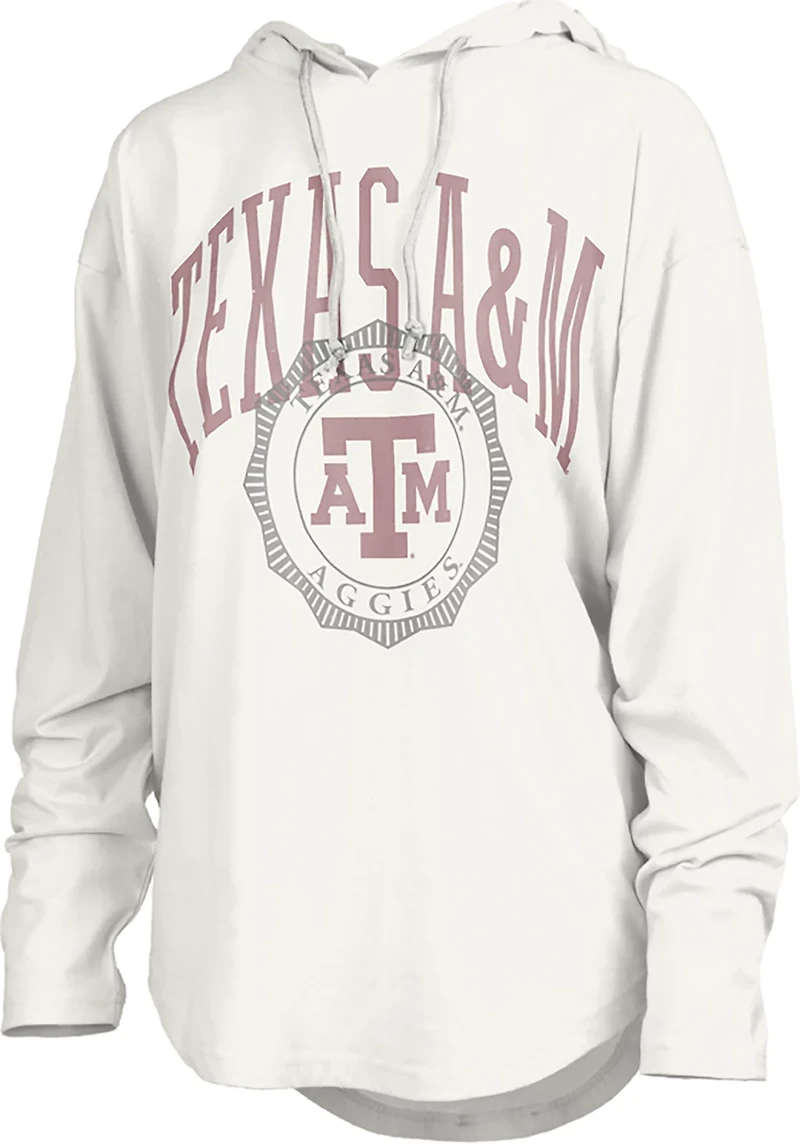 Pressbox Women's Texas A&M Lawrence San Bruno Hooded Long Sleeve Top